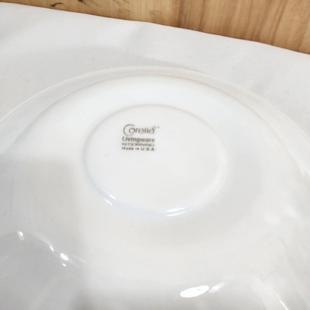 3) Corelle Corning Butterfly Gold  6.25" Tea or Coffee Cup Saucer Only vintage - Picture 4 of 5